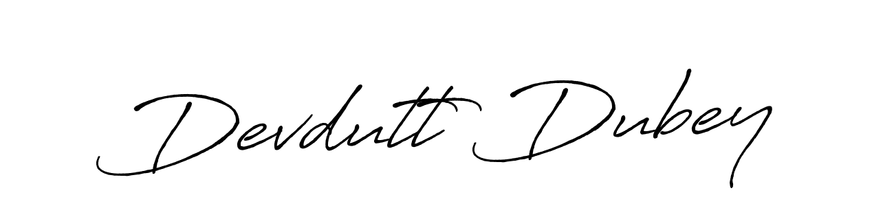 The best way (Antro_Vectra_Bolder) to make a short signature is to pick only two or three words in your name. The name Devdutt Dubey include a total of six letters. For converting this name. Devdutt Dubey signature style 7 images and pictures png