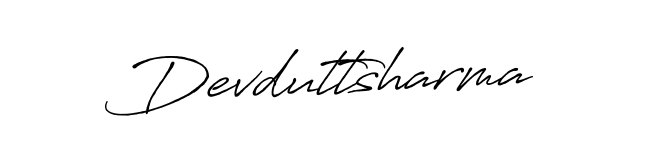 Make a short Devduttsharma signature style. Manage your documents anywhere anytime using Antro_Vectra_Bolder. Create and add eSignatures, submit forms, share and send files easily. Devduttsharma signature style 7 images and pictures png