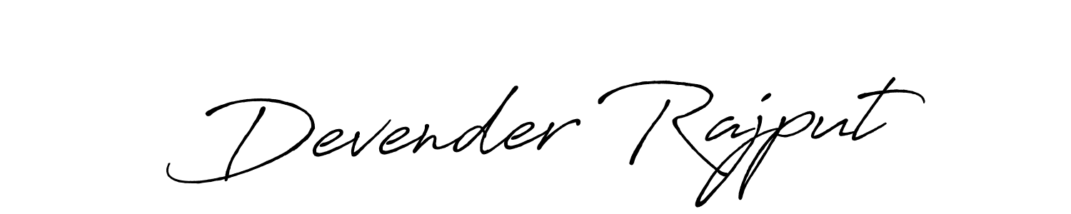 Antro_Vectra_Bolder is a professional signature style that is perfect for those who want to add a touch of class to their signature. It is also a great choice for those who want to make their signature more unique. Get Devender Rajput name to fancy signature for free. Devender Rajput signature style 7 images and pictures png