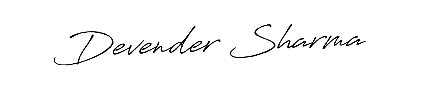 Antro_Vectra_Bolder is a professional signature style that is perfect for those who want to add a touch of class to their signature. It is also a great choice for those who want to make their signature more unique. Get Devender Sharma name to fancy signature for free. Devender Sharma signature style 7 images and pictures png