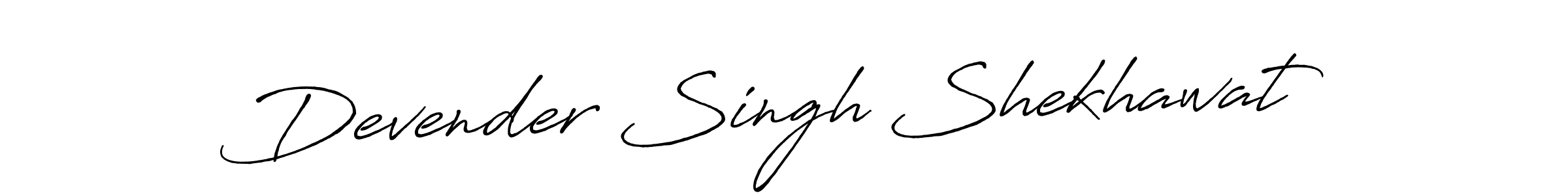 Also we have Devender Singh Shekhawat name is the best signature style. Create professional handwritten signature collection using Antro_Vectra_Bolder autograph style. Devender Singh Shekhawat signature style 7 images and pictures png