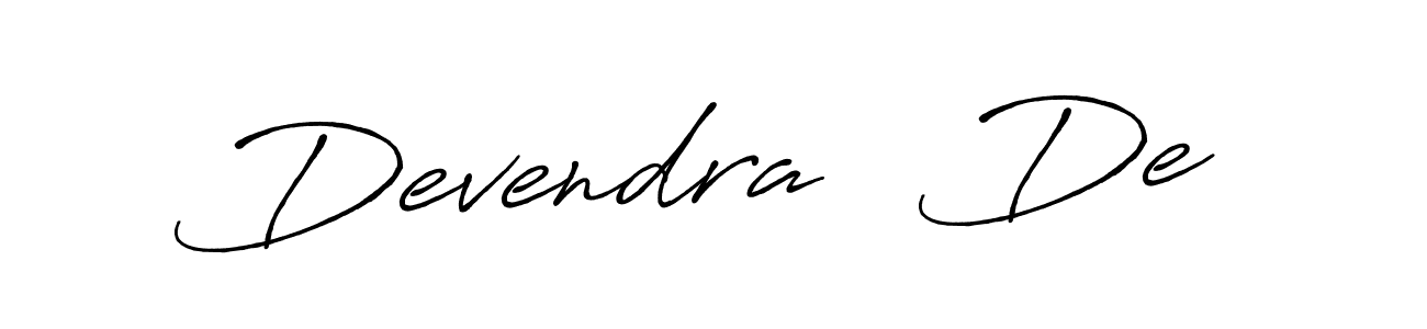 This is the best signature style for the Devendra   De name. Also you like these signature font (Antro_Vectra_Bolder). Mix name signature. Devendra   De signature style 7 images and pictures png