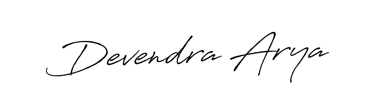 How to make Devendra Arya signature? Antro_Vectra_Bolder is a professional autograph style. Create handwritten signature for Devendra Arya name. Devendra Arya signature style 7 images and pictures png