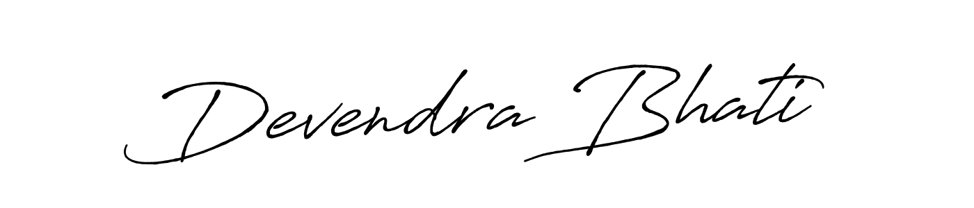 Antro_Vectra_Bolder is a professional signature style that is perfect for those who want to add a touch of class to their signature. It is also a great choice for those who want to make their signature more unique. Get Devendra Bhati name to fancy signature for free. Devendra Bhati signature style 7 images and pictures png