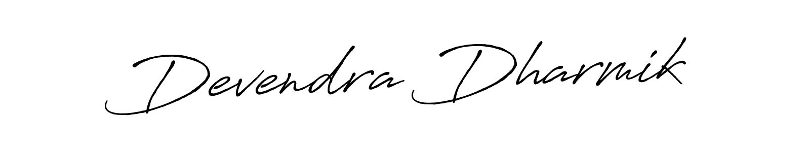 Once you've used our free online signature maker to create your best signature Antro_Vectra_Bolder style, it's time to enjoy all of the benefits that Devendra Dharmik name signing documents. Devendra Dharmik signature style 7 images and pictures png