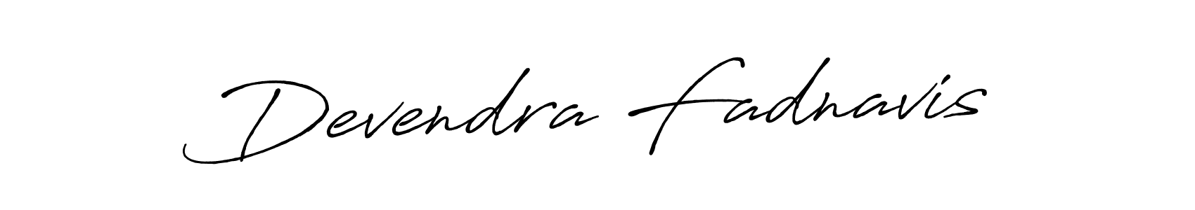 Design your own signature with our free online signature maker. With this signature software, you can create a handwritten (Antro_Vectra_Bolder) signature for name Devendra Fadnavis. Devendra Fadnavis signature style 7 images and pictures png