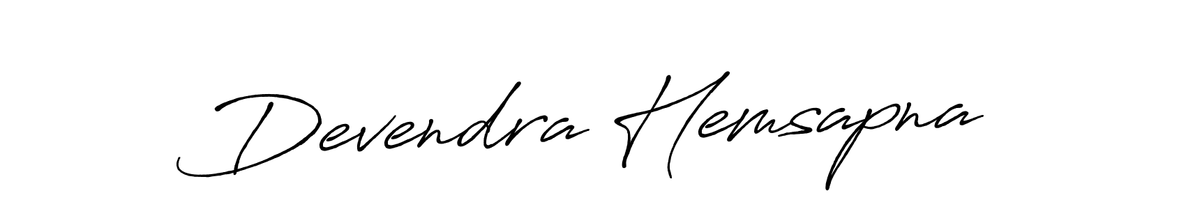 It looks lik you need a new signature style for name Devendra Hemsapna. Design unique handwritten (Antro_Vectra_Bolder) signature with our free signature maker in just a few clicks. Devendra Hemsapna signature style 7 images and pictures png