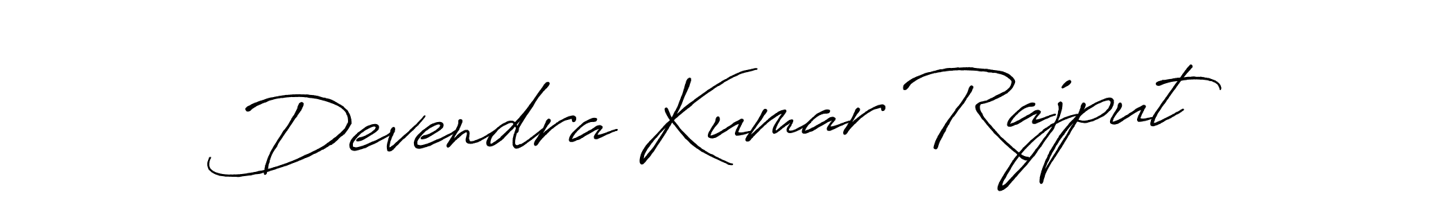 It looks lik you need a new signature style for name Devendra Kumar Rajput. Design unique handwritten (Antro_Vectra_Bolder) signature with our free signature maker in just a few clicks. Devendra Kumar Rajput signature style 7 images and pictures png