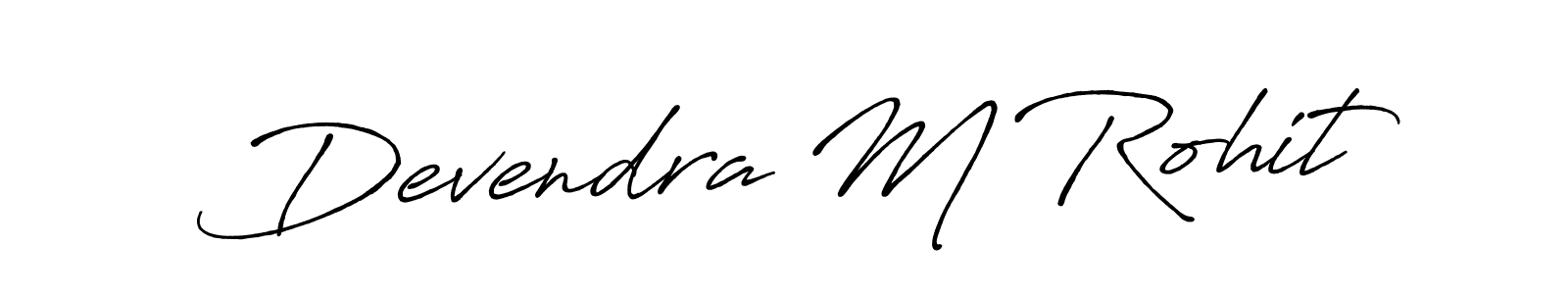 Once you've used our free online signature maker to create your best signature Antro_Vectra_Bolder style, it's time to enjoy all of the benefits that Devendra M Rohit name signing documents. Devendra M Rohit signature style 7 images and pictures png