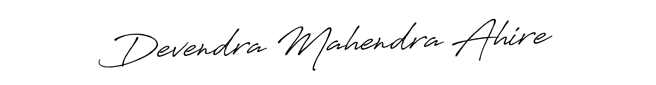 Devendra Mahendra Ahire stylish signature style. Best Handwritten Sign (Antro_Vectra_Bolder) for my name. Handwritten Signature Collection Ideas for my name Devendra Mahendra Ahire. Devendra Mahendra Ahire signature style 7 images and pictures png