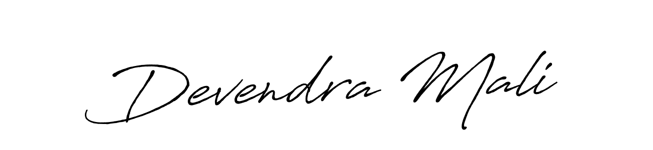 It looks lik you need a new signature style for name Devendra Mali. Design unique handwritten (Antro_Vectra_Bolder) signature with our free signature maker in just a few clicks. Devendra Mali signature style 7 images and pictures png