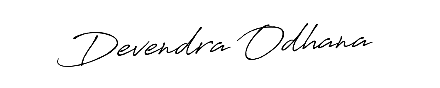 Similarly Antro_Vectra_Bolder is the best handwritten signature design. Signature creator online .You can use it as an online autograph creator for name Devendra Odhana. Devendra Odhana signature style 7 images and pictures png