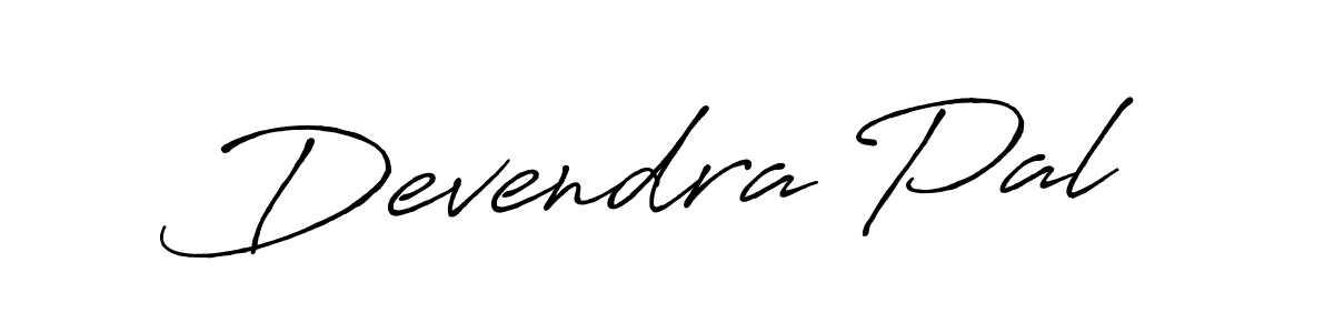 Design your own signature with our free online signature maker. With this signature software, you can create a handwritten (Antro_Vectra_Bolder) signature for name Devendra Pal. Devendra Pal signature style 7 images and pictures png