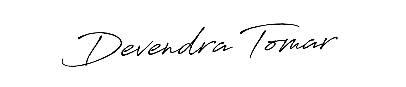 This is the best signature style for the Devendra Tomar name. Also you like these signature font (Antro_Vectra_Bolder). Mix name signature. Devendra Tomar signature style 7 images and pictures png