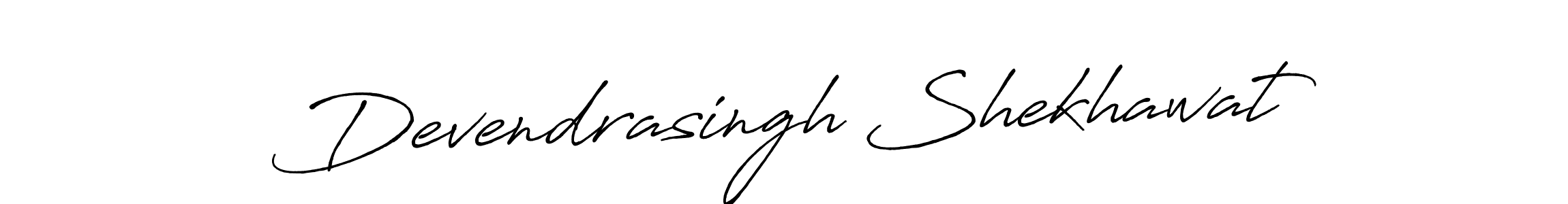 How to make Devendrasingh Shekhawat name signature. Use Antro_Vectra_Bolder style for creating short signs online. This is the latest handwritten sign. Devendrasingh Shekhawat signature style 7 images and pictures png