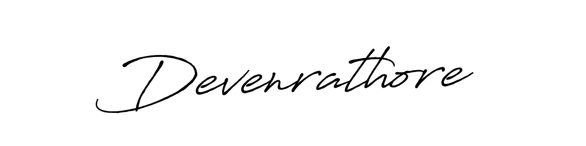 Use a signature maker to create a handwritten signature online. With this signature software, you can design (Antro_Vectra_Bolder) your own signature for name Devenrathore. Devenrathore signature style 7 images and pictures png