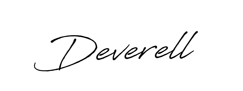 Once you've used our free online signature maker to create your best signature Antro_Vectra_Bolder style, it's time to enjoy all of the benefits that Deverell name signing documents. Deverell signature style 7 images and pictures png
