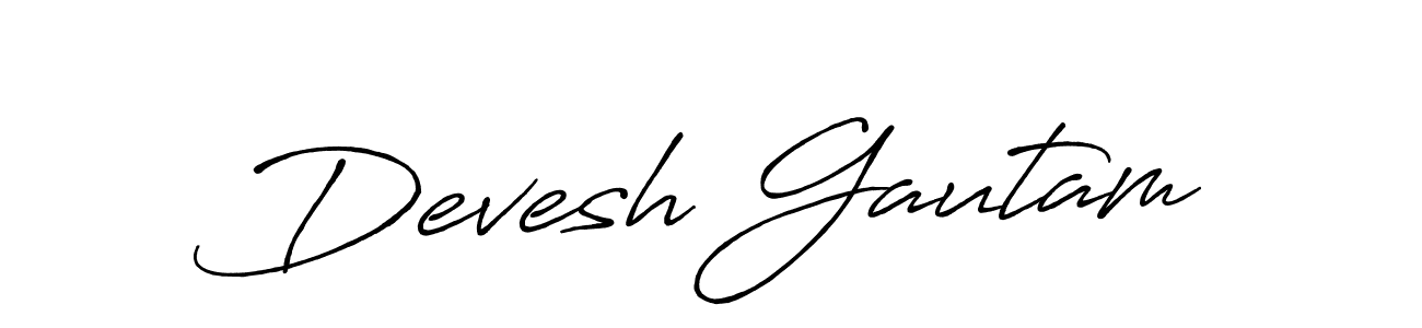 Also You can easily find your signature by using the search form. We will create Devesh Gautam name handwritten signature images for you free of cost using Antro_Vectra_Bolder sign style. Devesh Gautam signature style 7 images and pictures png