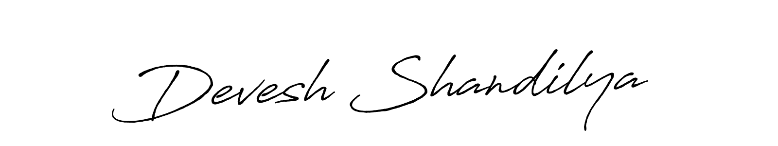 Also You can easily find your signature by using the search form. We will create Devesh Shandilya name handwritten signature images for you free of cost using Antro_Vectra_Bolder sign style. Devesh Shandilya signature style 7 images and pictures png