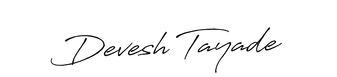 Best and Professional Signature Style for Devesh Tayade. Antro_Vectra_Bolder Best Signature Style Collection. Devesh Tayade signature style 7 images and pictures png