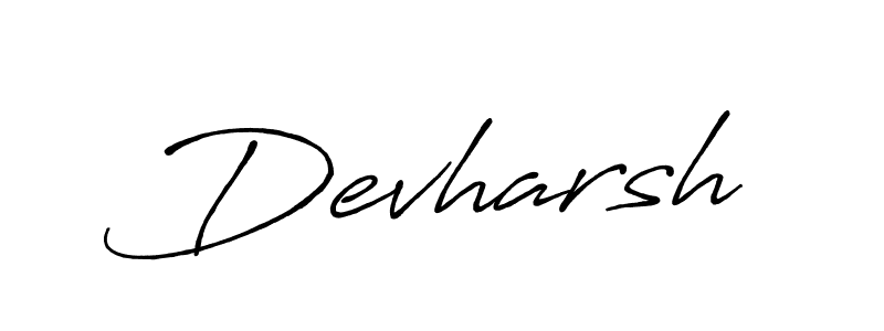 Also we have Devharsh name is the best signature style. Create professional handwritten signature collection using Antro_Vectra_Bolder autograph style. Devharsh signature style 7 images and pictures png