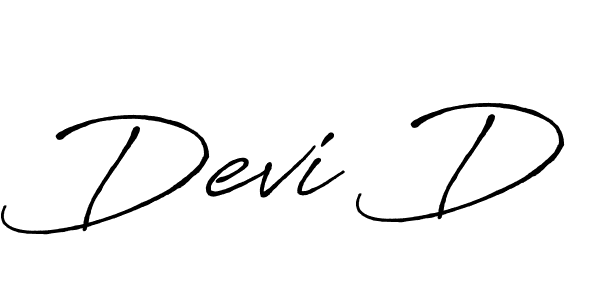 How to make Devi D signature? Antro_Vectra_Bolder is a professional autograph style. Create handwritten signature for Devi D name. Devi D signature style 7 images and pictures png