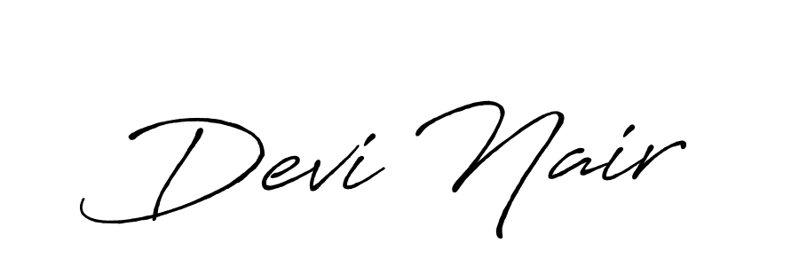 Make a beautiful signature design for name Devi Nair. Use this online signature maker to create a handwritten signature for free. Devi Nair signature style 7 images and pictures png