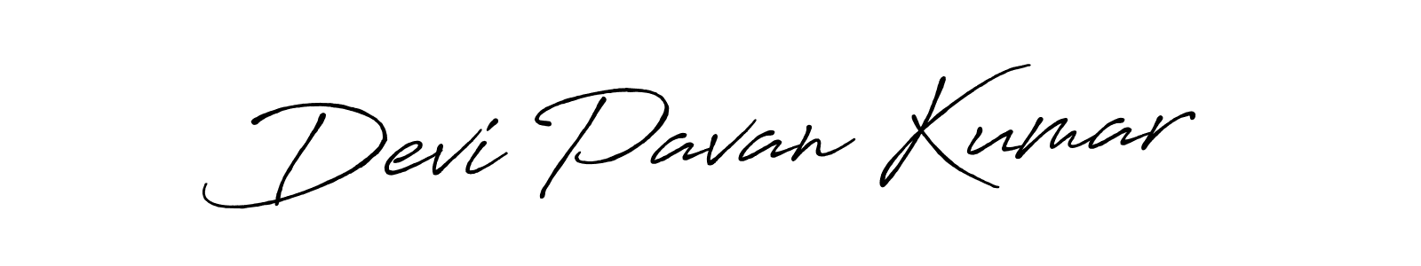 Antro_Vectra_Bolder is a professional signature style that is perfect for those who want to add a touch of class to their signature. It is also a great choice for those who want to make their signature more unique. Get Devi Pavan Kumar name to fancy signature for free. Devi Pavan Kumar signature style 7 images and pictures png