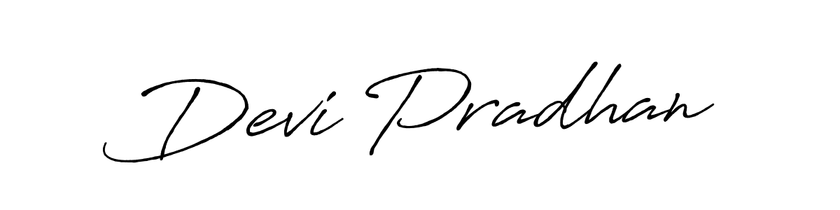 Also we have Devi Pradhan name is the best signature style. Create professional handwritten signature collection using Antro_Vectra_Bolder autograph style. Devi Pradhan signature style 7 images and pictures png