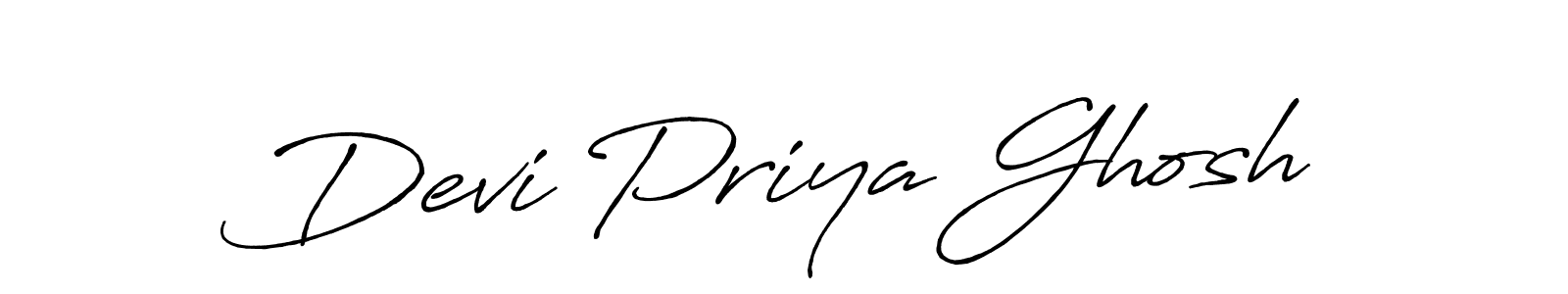 You should practise on your own different ways (Antro_Vectra_Bolder) to write your name (Devi Priya Ghosh) in signature. don't let someone else do it for you. Devi Priya Ghosh signature style 7 images and pictures png