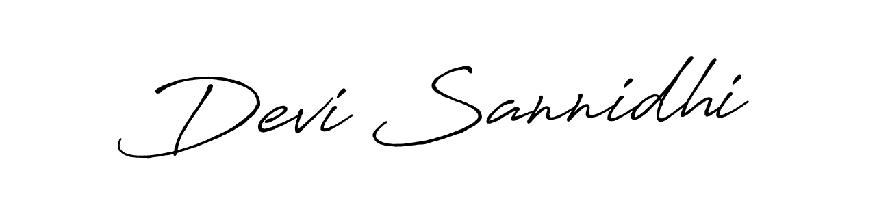 You should practise on your own different ways (Antro_Vectra_Bolder) to write your name (Devi Sannidhi) in signature. don't let someone else do it for you. Devi Sannidhi signature style 7 images and pictures png