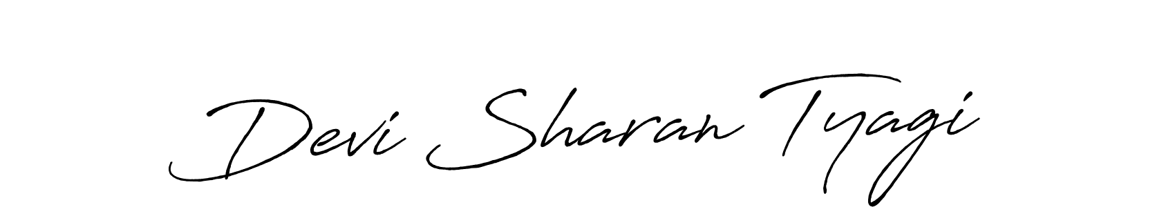 This is the best signature style for the Devi Sharan Tyagi name. Also you like these signature font (Antro_Vectra_Bolder). Mix name signature. Devi Sharan Tyagi signature style 7 images and pictures png