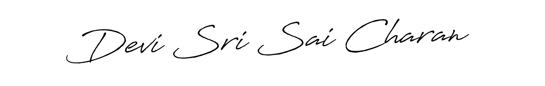 How to Draw Devi Sri Sai Charan signature style? Antro_Vectra_Bolder is a latest design signature styles for name Devi Sri Sai Charan. Devi Sri Sai Charan signature style 7 images and pictures png