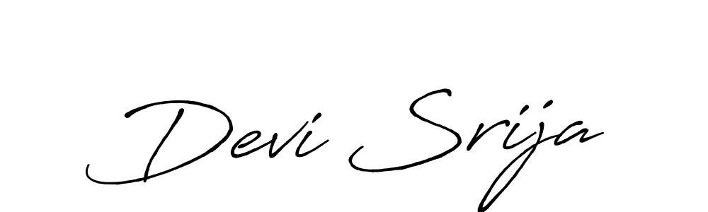 Antro_Vectra_Bolder is a professional signature style that is perfect for those who want to add a touch of class to their signature. It is also a great choice for those who want to make their signature more unique. Get Devi Srija name to fancy signature for free. Devi Srija signature style 7 images and pictures png