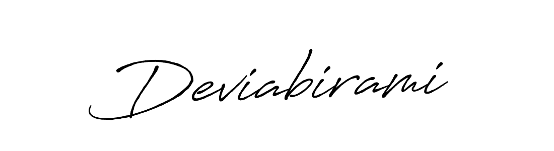 It looks lik you need a new signature style for name Deviabirami. Design unique handwritten (Antro_Vectra_Bolder) signature with our free signature maker in just a few clicks. Deviabirami signature style 7 images and pictures png