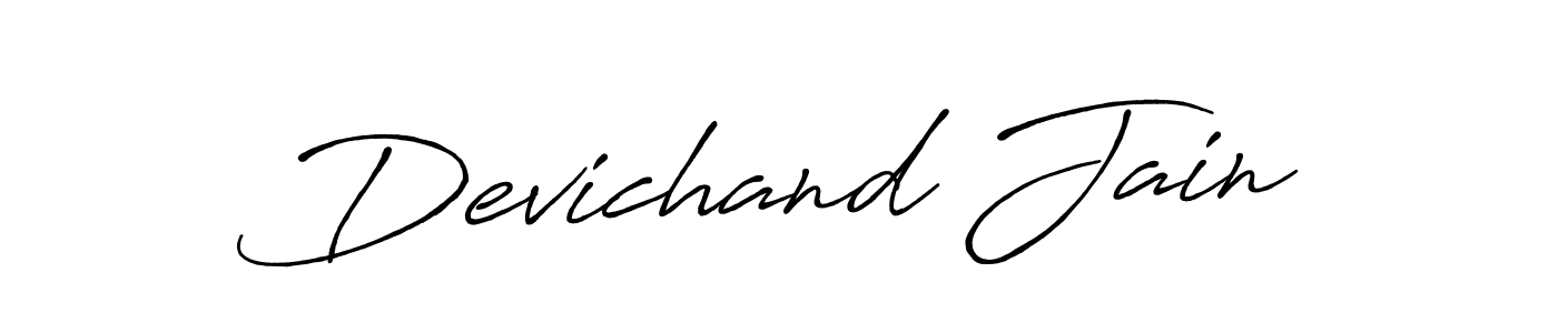 The best way (Antro_Vectra_Bolder) to make a short signature is to pick only two or three words in your name. The name Devichand Jain include a total of six letters. For converting this name. Devichand Jain signature style 7 images and pictures png