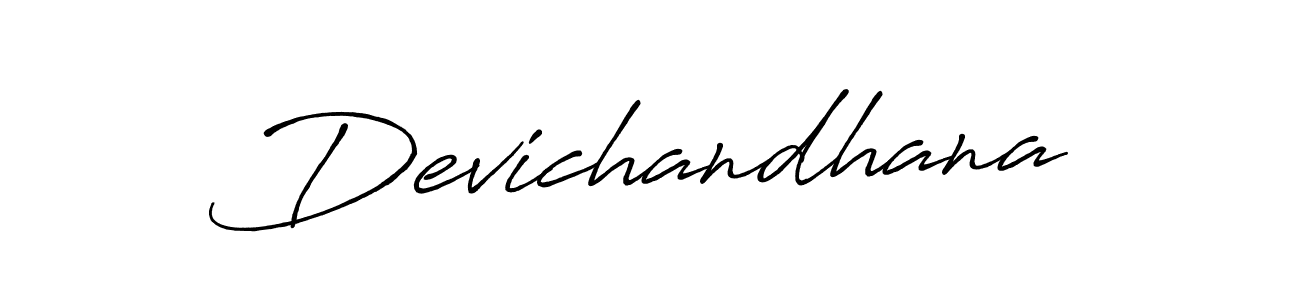 How to make Devichandhana signature? Antro_Vectra_Bolder is a professional autograph style. Create handwritten signature for Devichandhana name. Devichandhana signature style 7 images and pictures png