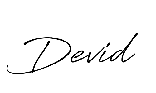 Similarly Antro_Vectra_Bolder is the best handwritten signature design. Signature creator online .You can use it as an online autograph creator for name Devid. Devid signature style 7 images and pictures png