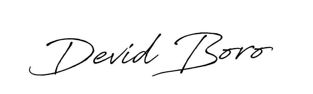 Make a beautiful signature design for name Devid Boro. Use this online signature maker to create a handwritten signature for free. Devid Boro signature style 7 images and pictures png