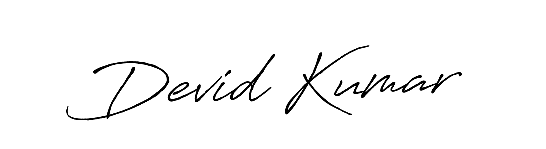 You should practise on your own different ways (Antro_Vectra_Bolder) to write your name (Devid Kumar) in signature. don't let someone else do it for you. Devid Kumar signature style 7 images and pictures png