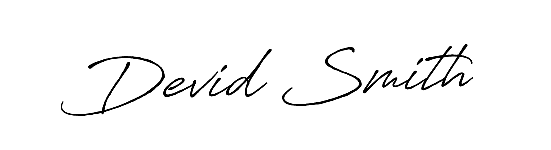 Antro_Vectra_Bolder is a professional signature style that is perfect for those who want to add a touch of class to their signature. It is also a great choice for those who want to make their signature more unique. Get Devid Smith name to fancy signature for free. Devid Smith signature style 7 images and pictures png