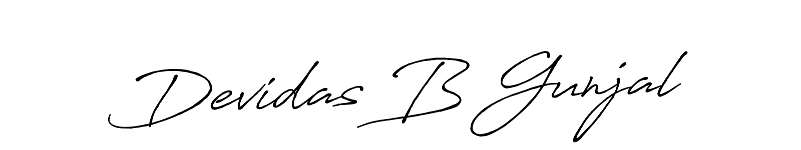 How to Draw Devidas B Gunjal signature style? Antro_Vectra_Bolder is a latest design signature styles for name Devidas B Gunjal. Devidas B Gunjal signature style 7 images and pictures png