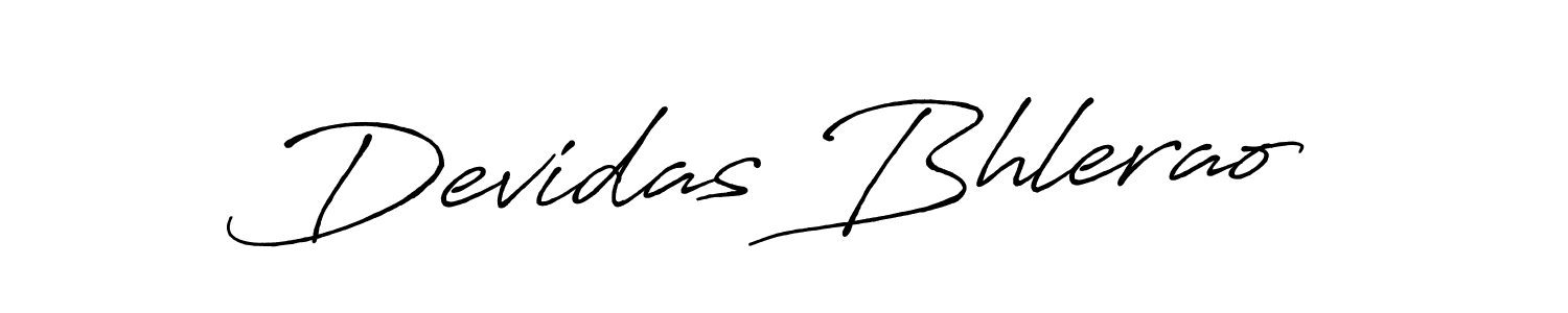 Devidas Bhlerao stylish signature style. Best Handwritten Sign (Antro_Vectra_Bolder) for my name. Handwritten Signature Collection Ideas for my name Devidas Bhlerao. Devidas Bhlerao signature style 7 images and pictures png