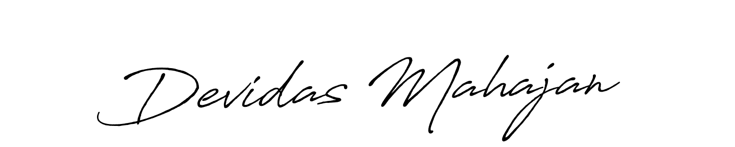 Make a beautiful signature design for name Devidas Mahajan. Use this online signature maker to create a handwritten signature for free. Devidas Mahajan signature style 7 images and pictures png