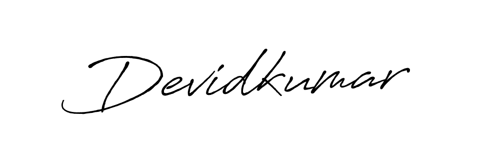 Also we have Devidkumar name is the best signature style. Create professional handwritten signature collection using Antro_Vectra_Bolder autograph style. Devidkumar signature style 7 images and pictures png