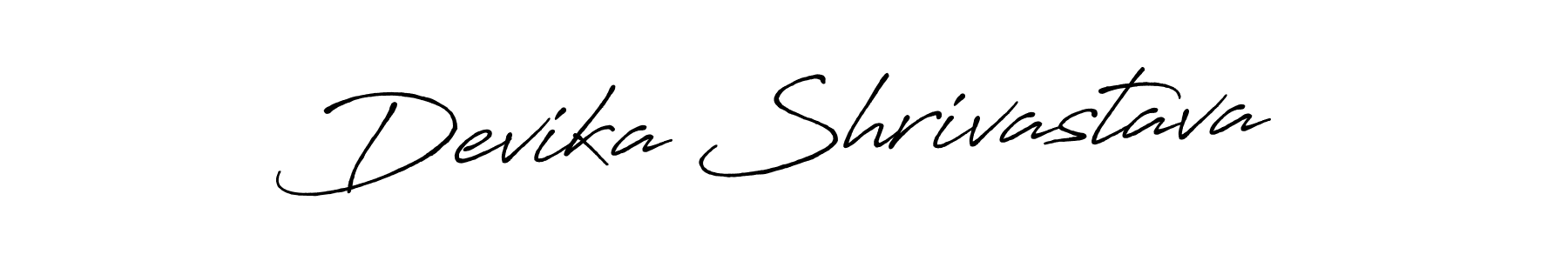 The best way (Antro_Vectra_Bolder) to make a short signature is to pick only two or three words in your name. The name Devika Shrivastava include a total of six letters. For converting this name. Devika Shrivastava signature style 7 images and pictures png