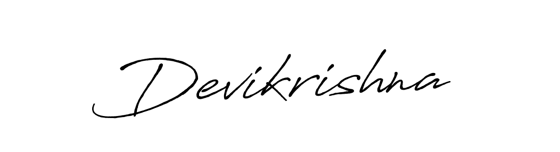 Make a beautiful signature design for name Devikrishna. Use this online signature maker to create a handwritten signature for free. Devikrishna signature style 7 images and pictures png