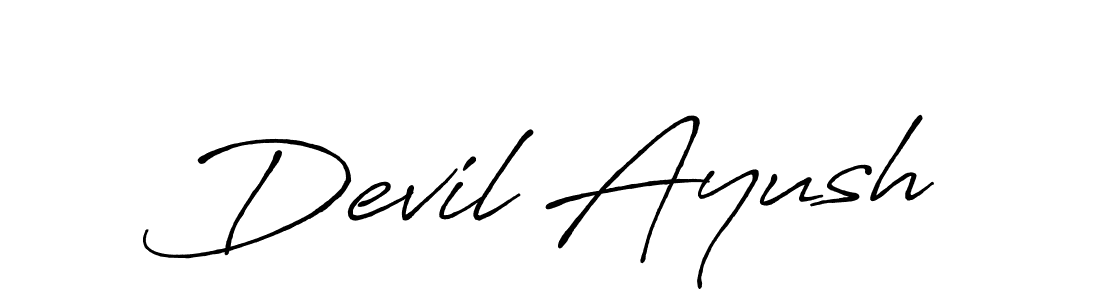 Make a short Devil Ayush signature style. Manage your documents anywhere anytime using Antro_Vectra_Bolder. Create and add eSignatures, submit forms, share and send files easily. Devil Ayush signature style 7 images and pictures png