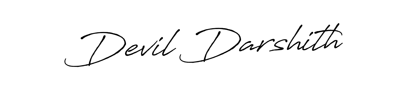 You can use this online signature creator to create a handwritten signature for the name Devil Darshith. This is the best online autograph maker. Devil Darshith signature style 7 images and pictures png