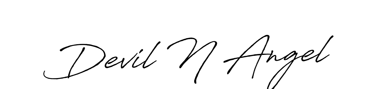 How to make Devil N Angel signature? Antro_Vectra_Bolder is a professional autograph style. Create handwritten signature for Devil N Angel name. Devil N Angel signature style 7 images and pictures png